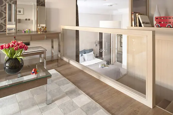 A view of one of the mezzanine flats at Claverly Court