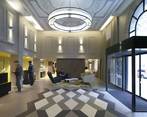 The Citadines Trafalgar Square reception area