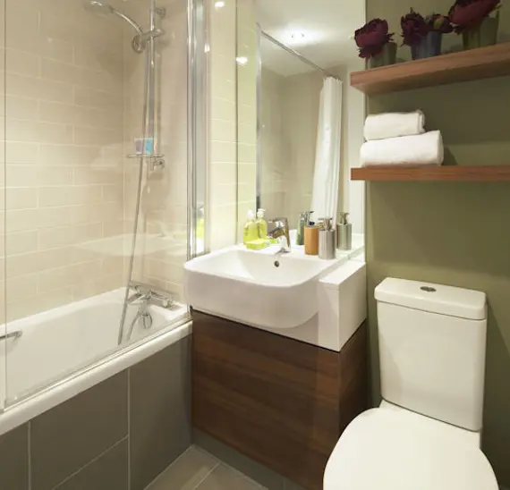 A stylish, well designed bathroom