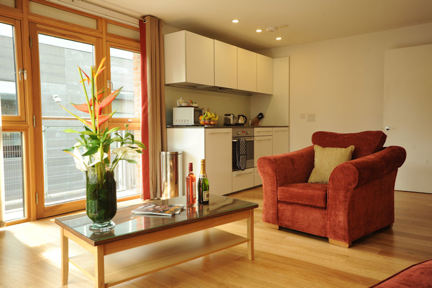 A bright, cosy living space