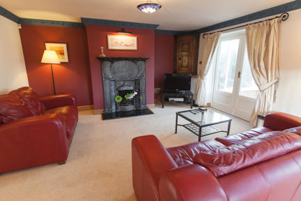 The living room has a real homely feel