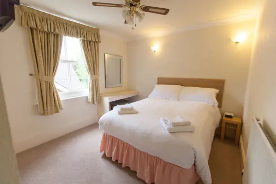 A comfortable, cosy bedroom