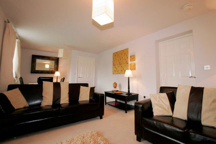 A homely, spacious living space