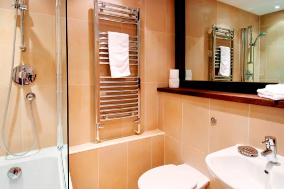 A typical modern bathroom at The Hamiltons
