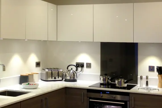 A sleek, fully equipped kitchen