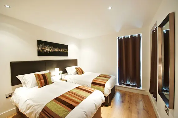 Another typical twin bedroom