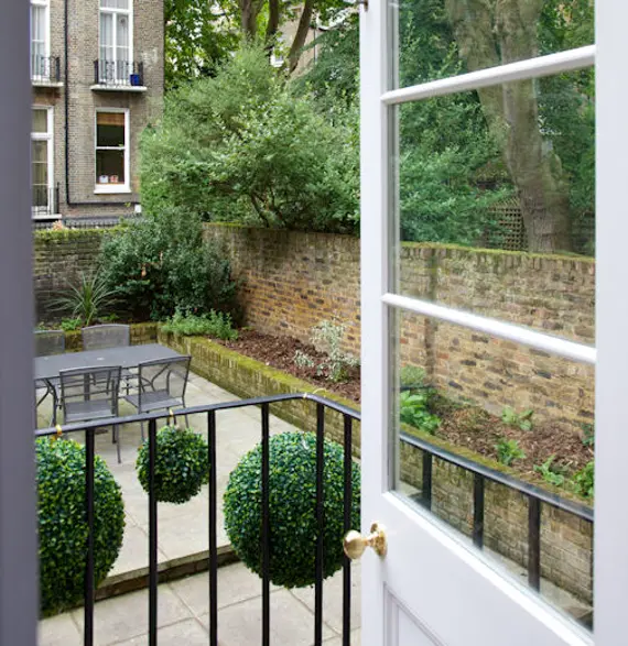 A view to the Longridge Road garden