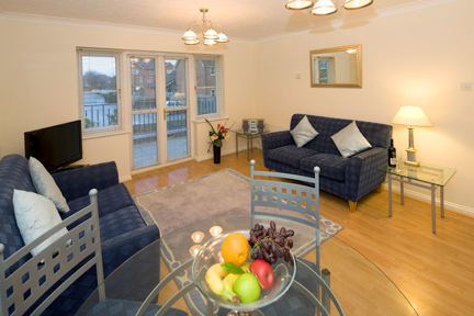 A spacious living area