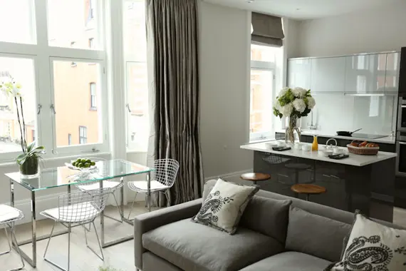 An apartment 6 kitchen at 56 Welbeck Street