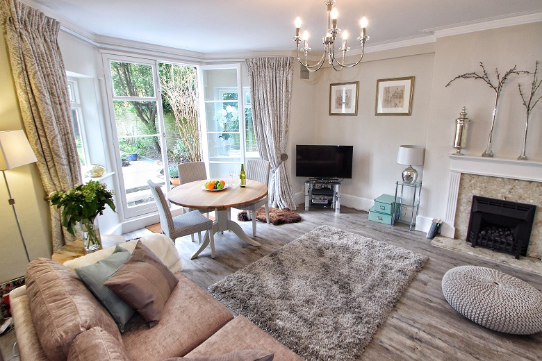 The Garden Suite is furnished impeccably with unique and classic pieces, stunning accents and beautiful fabrics