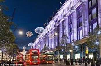 Selfridges at Christmas