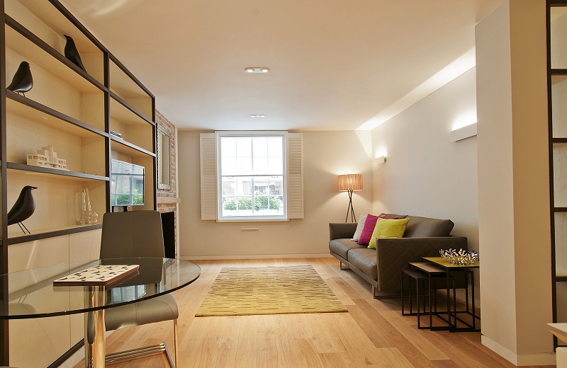 A typical bright and spacious living area