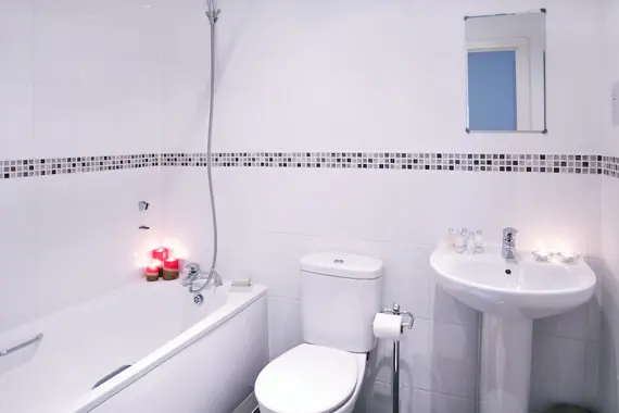 A modern bathroom at Waterside Park