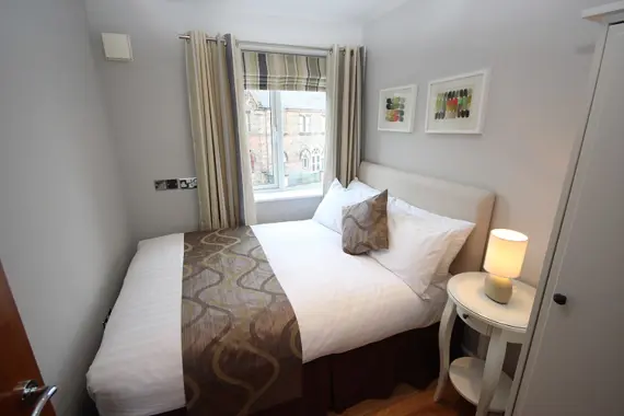 A light and comfortable double bedroom