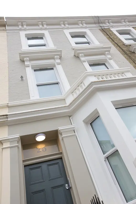 The West Brompton facade