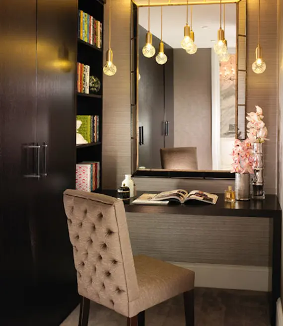 A flamboyant Flemings dressing area