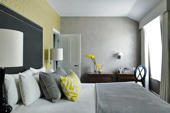 The main bedroom in the Flemings penthouse