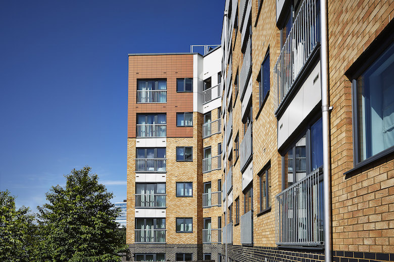 The exterior of the Stratford Apartments building