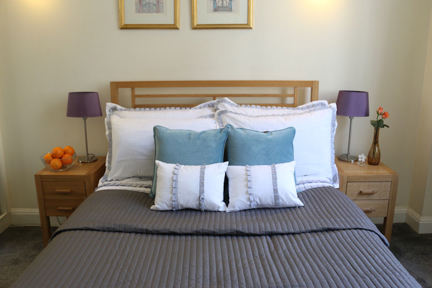 The rather swish bedroom at County Hall