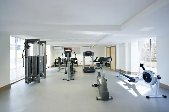 The brilliant gym at Staycity Deptford Bridge Apartments