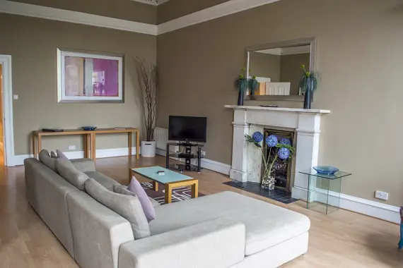 A spacious, homely living area