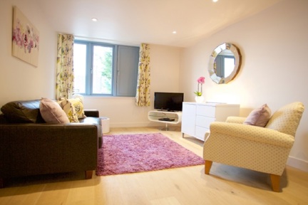 A bright, homely living area