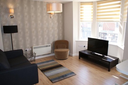 A homely, light living area