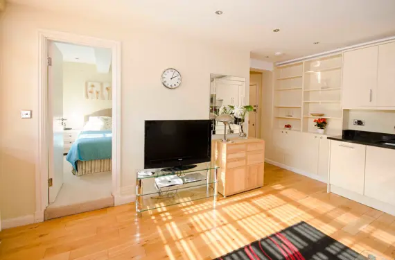 A small one bedroom apartment