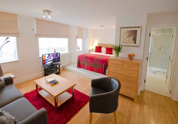 A colourful standard studio