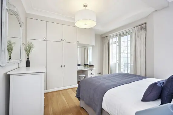 A gorgeous, calming bedroom